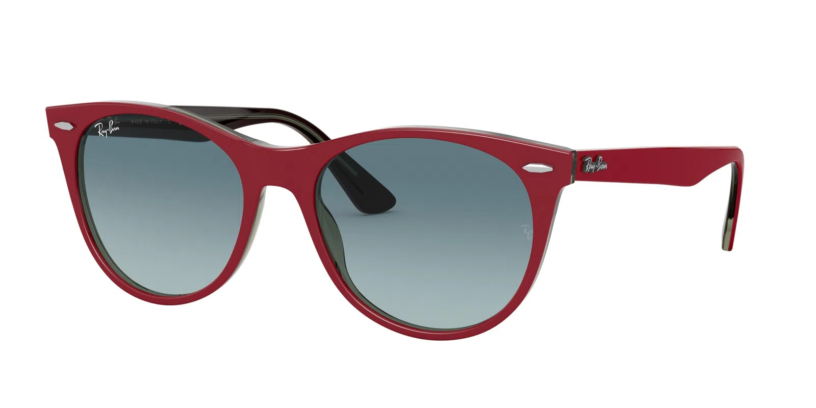 Ray-Ban Wayfarer Ii 2185 Sunglasses - Havana On Trasparent Light Bro - view 94